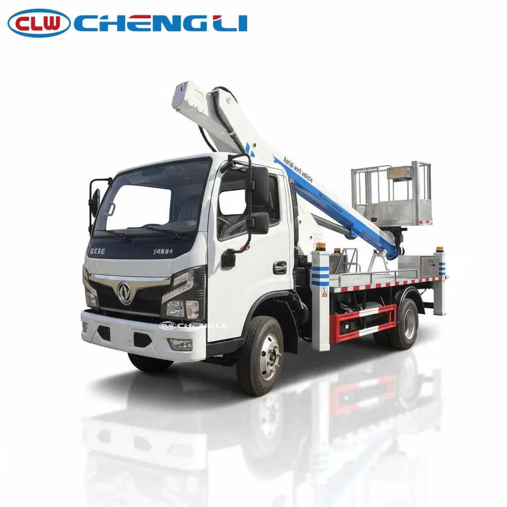 Автовышка Dongfeng 4×2, рабочая высота 18 м