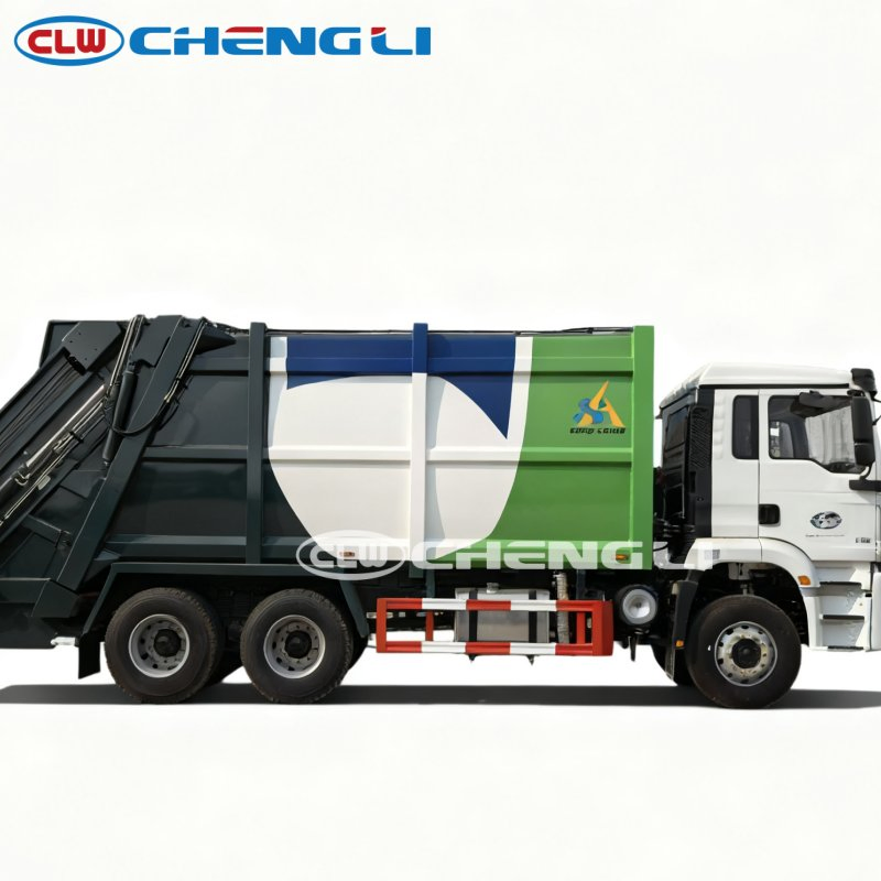 Компрессионный мусоровоз Shacman Delong 6×4, 26 м³
