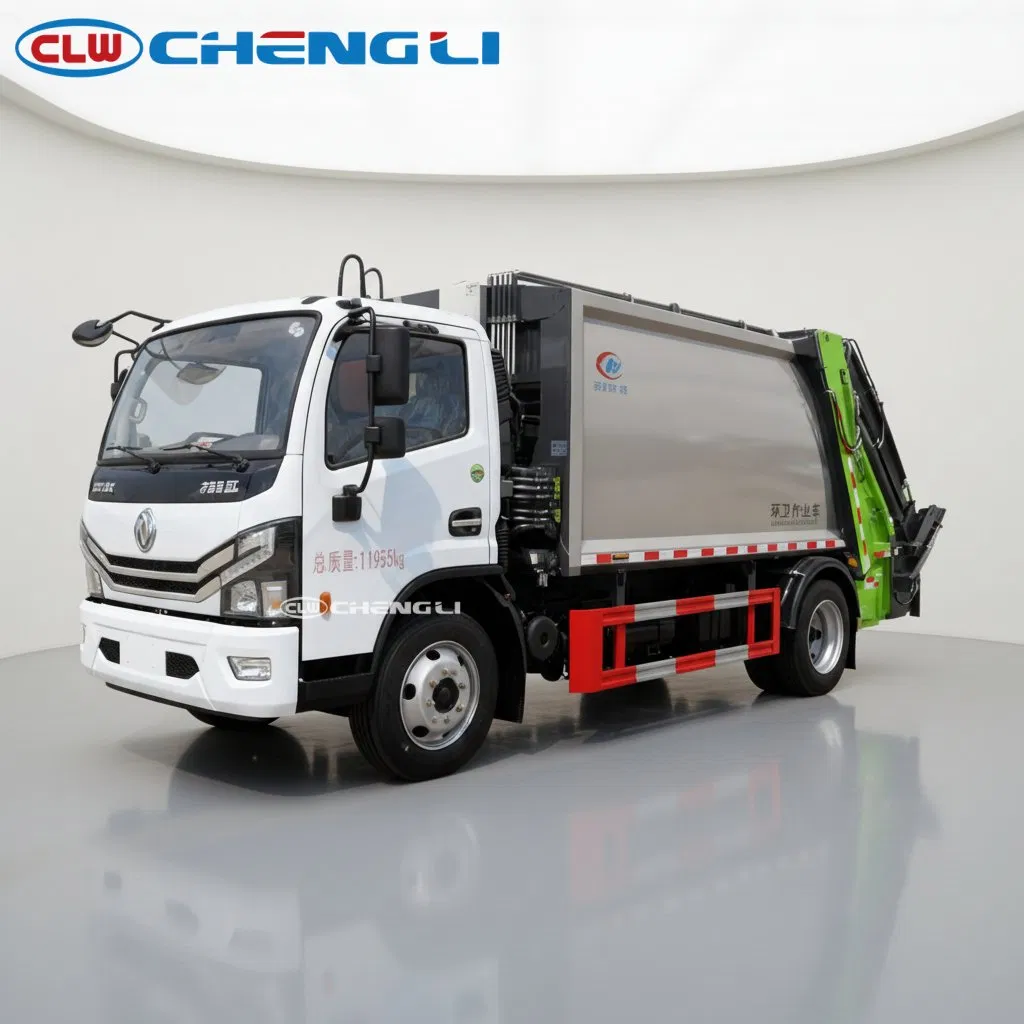 Мусоровоз с задней загрузкой Dongfeng D7 4×2, 9 или 10 м³